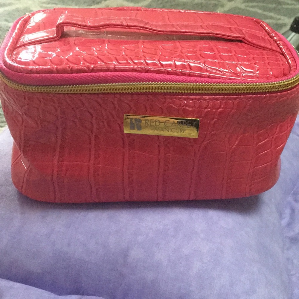 ‘Red Carpet Manicure’ Hot Pink Makeup Bag